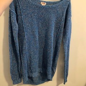 blue sweater